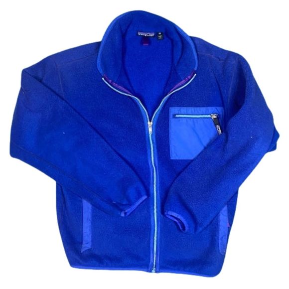 Patagonia Jackets & Coats Vintage Womens Patagonia Full Zipup Royal